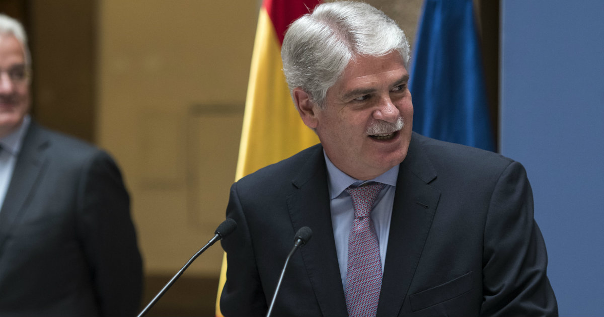 El ministro de Exteriores español, Alfonso Dastis © Ministerio de Exteriores de España