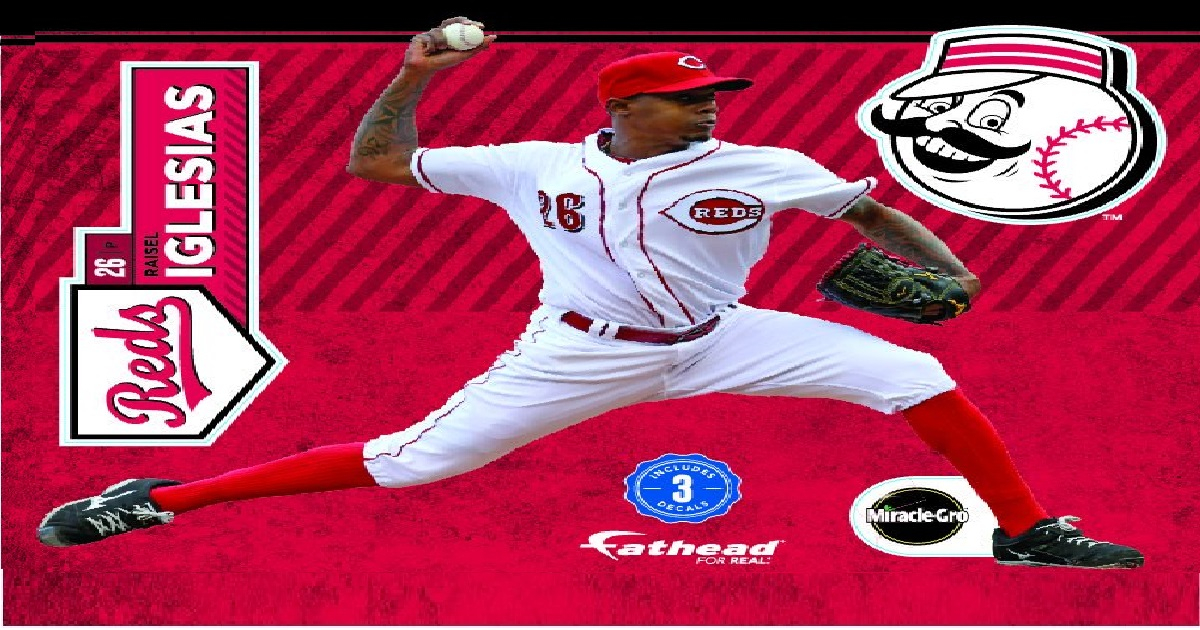 Raisel Iglesias © Cincinatti Reds/Twitter