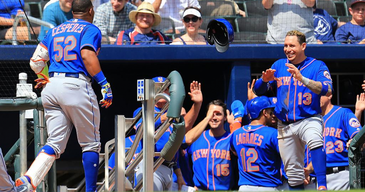 Yoenis Céspedes © New York Mets/Twitter