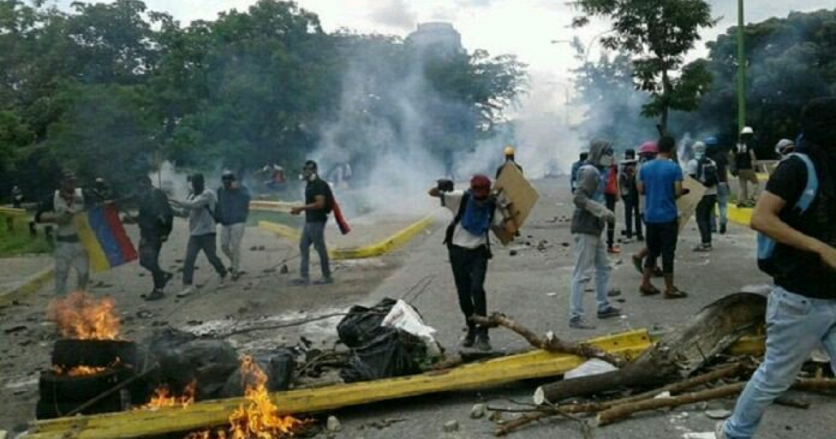 Protestas en Venezuela © @ferchoresiste