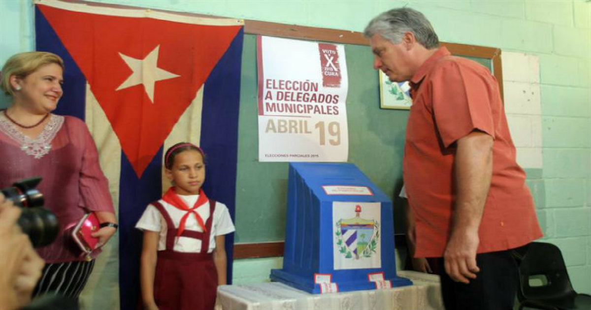 Díaz Canel en las elecciones en Cuba © Telesur