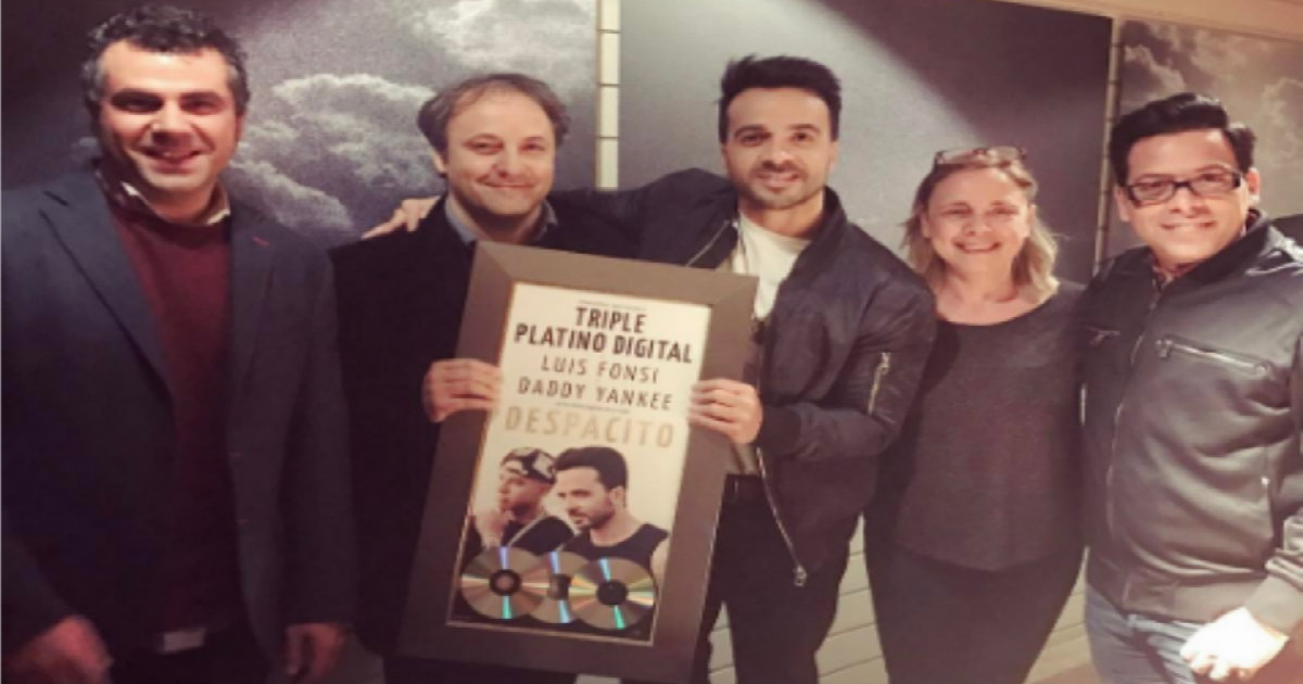 Disco Platino Luis Fonsi y Daddy Yankee © Instagram/Luis Fonsi