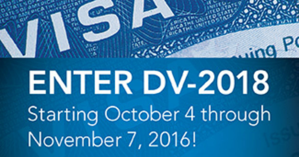 Diversity Visa EEUU © travel.state.gov