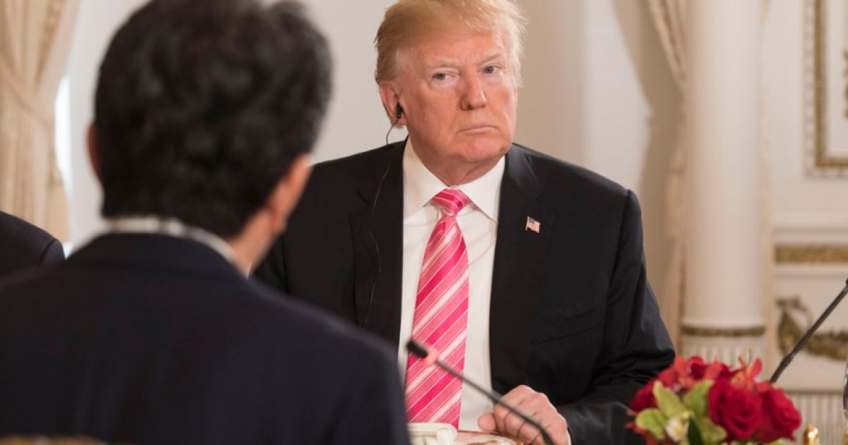 El presidente Trump dialogando en una audiencia en la Casa Blanca © Twitter / Donald Trump