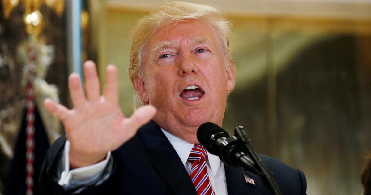 Donald Trump, gesticulando © REUTERS / Kevin Lamarque