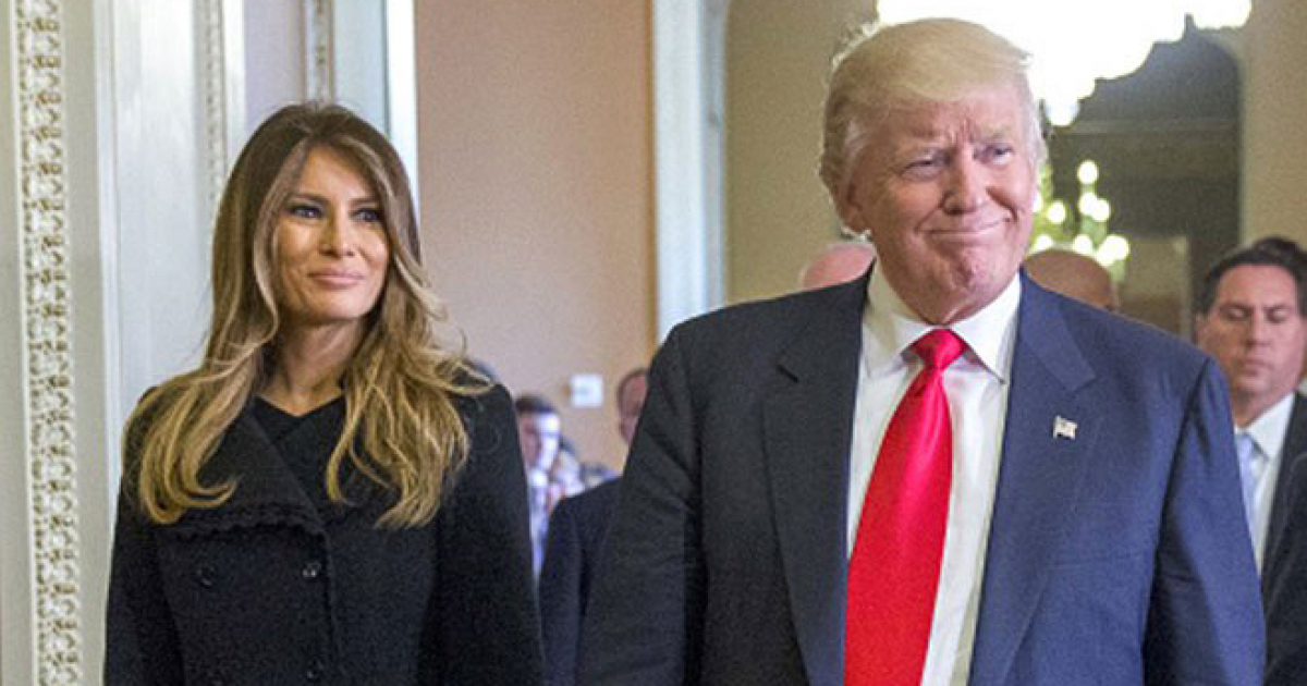 Donald Trump y su esposa Melania Trump © Wikimedia Commons