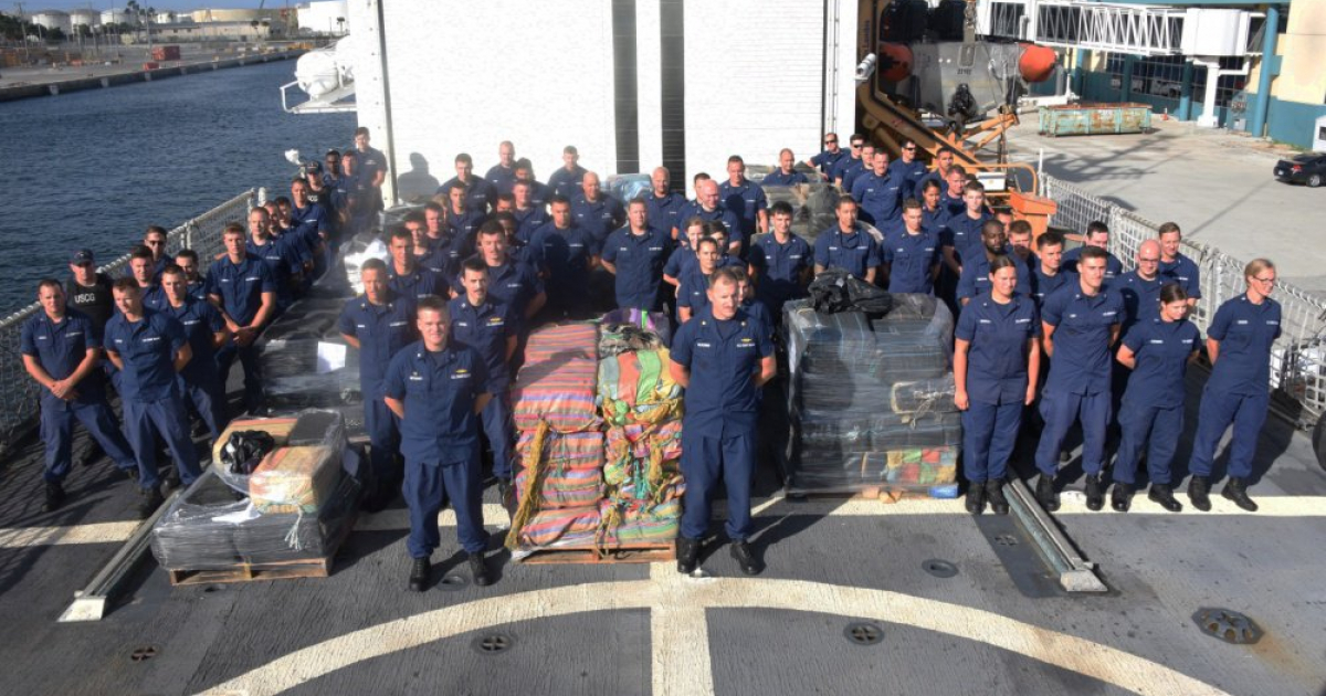 Guardia Costera de EEUU intercepta droga © US Coast Guard/Twitter