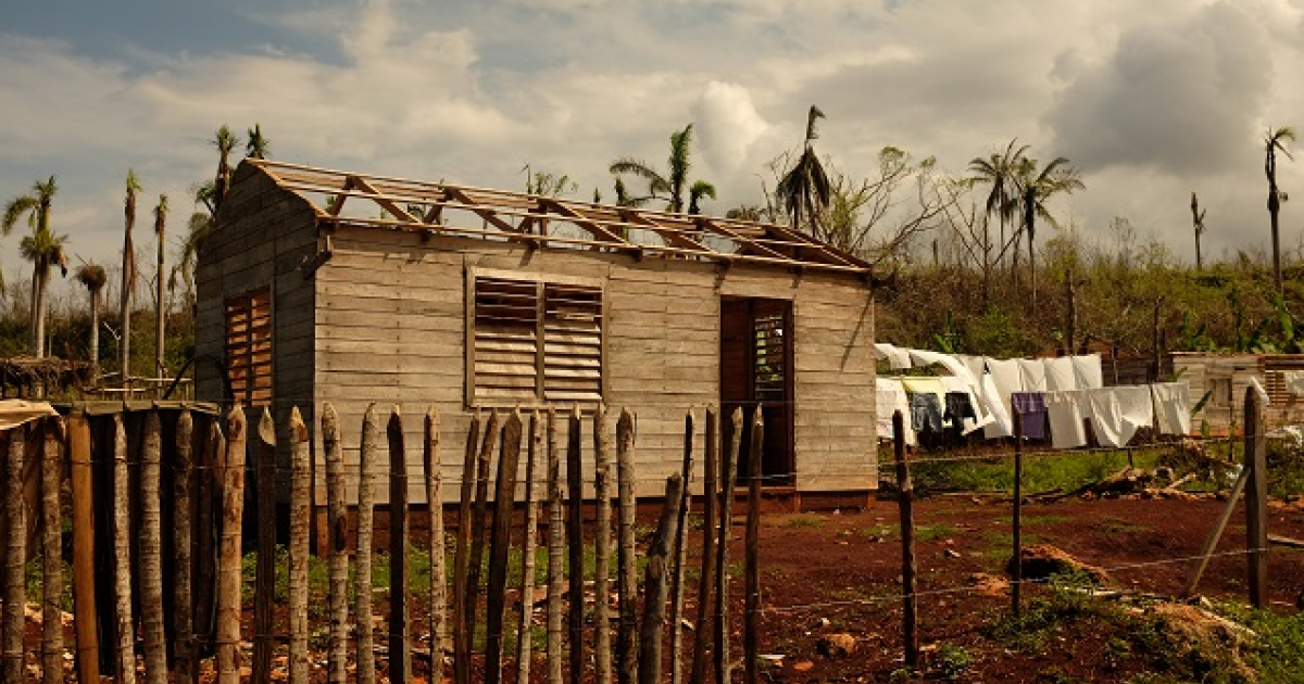 Casas sin techo en Maisí © CiberCuba