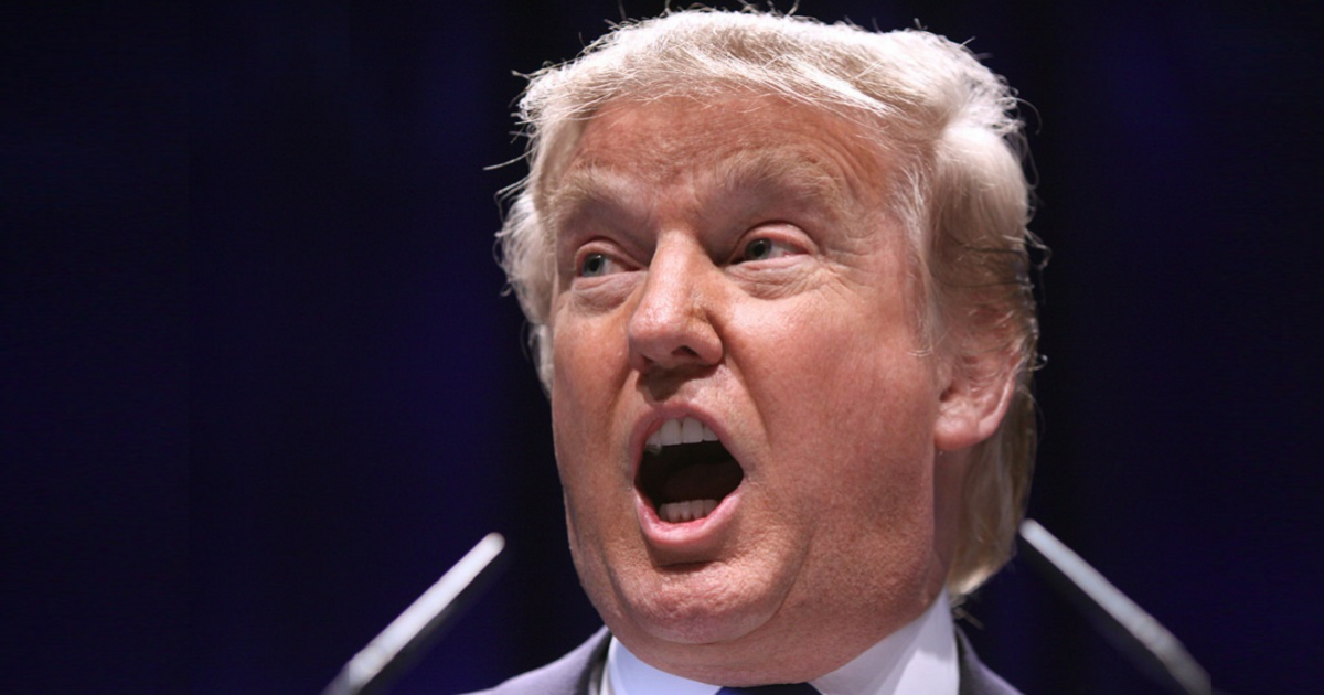 Donald Trump enojado © Wikimedia Commons