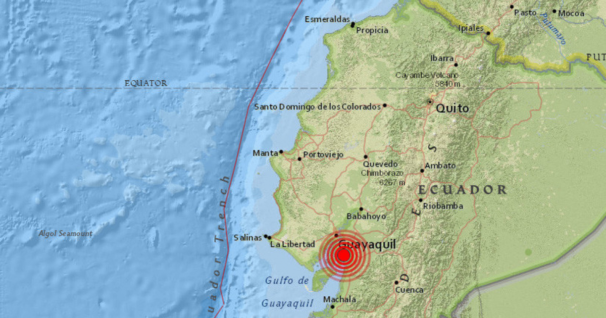 Terremoto en Ecuador © earthquake.usgs.gov