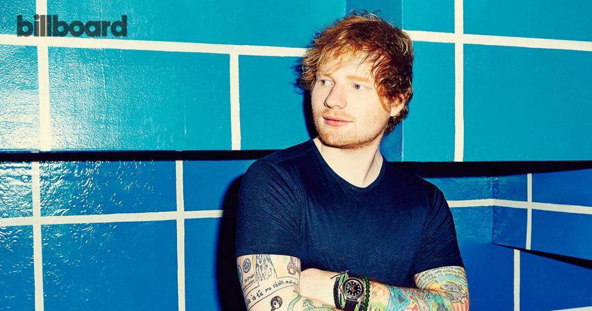  Ed Sheeran en los Premios Billboard © Twitter/ billboard