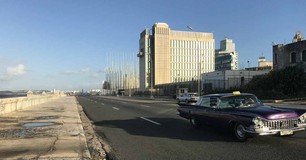 Embajada de EEUU en La Habana. © CiberCuba