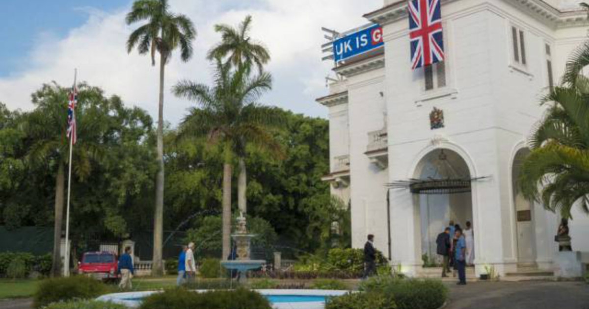 Inglaterra donación Cuba tras paso huracán Irma © Facebook/EmbajadaBritánicaenCuba