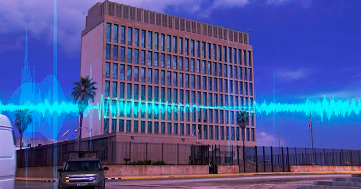 Embajada de EEUU en Cuba bajo ataque acustico © Cartas desde Cuba