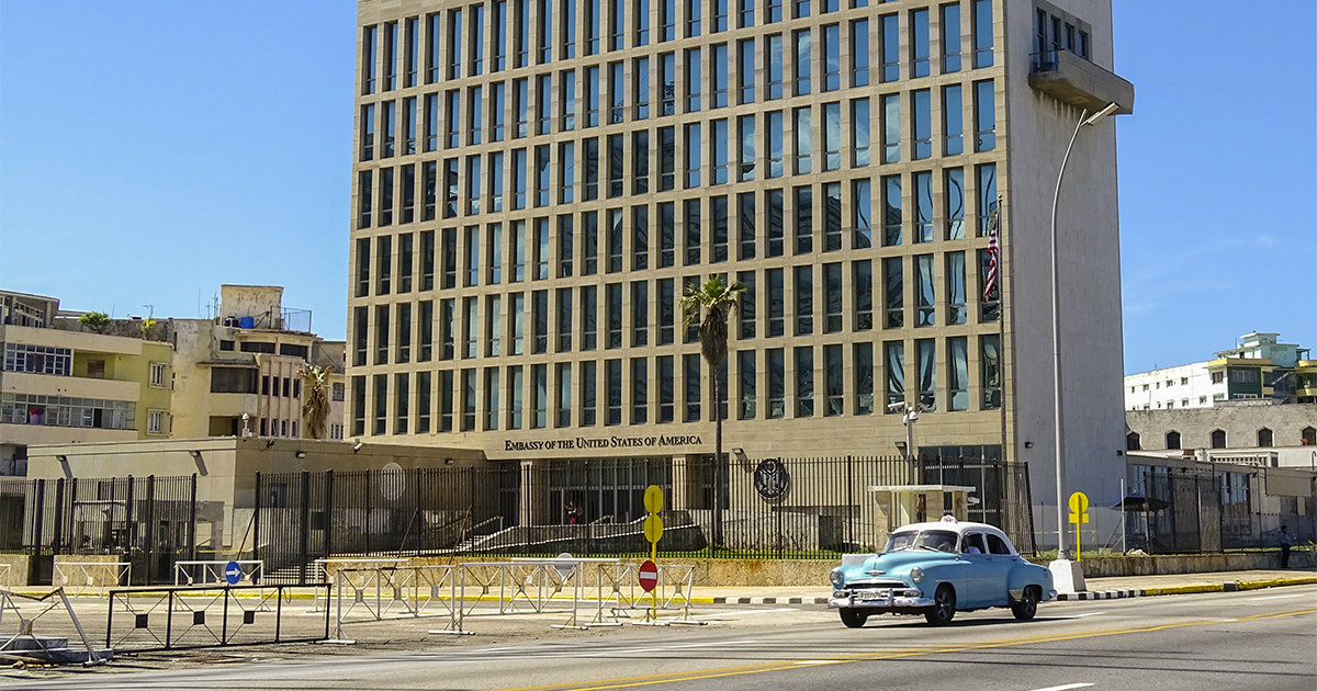 La embajada de Estados Unidos en La Habana en una imagen de archivo © CiberCuba
