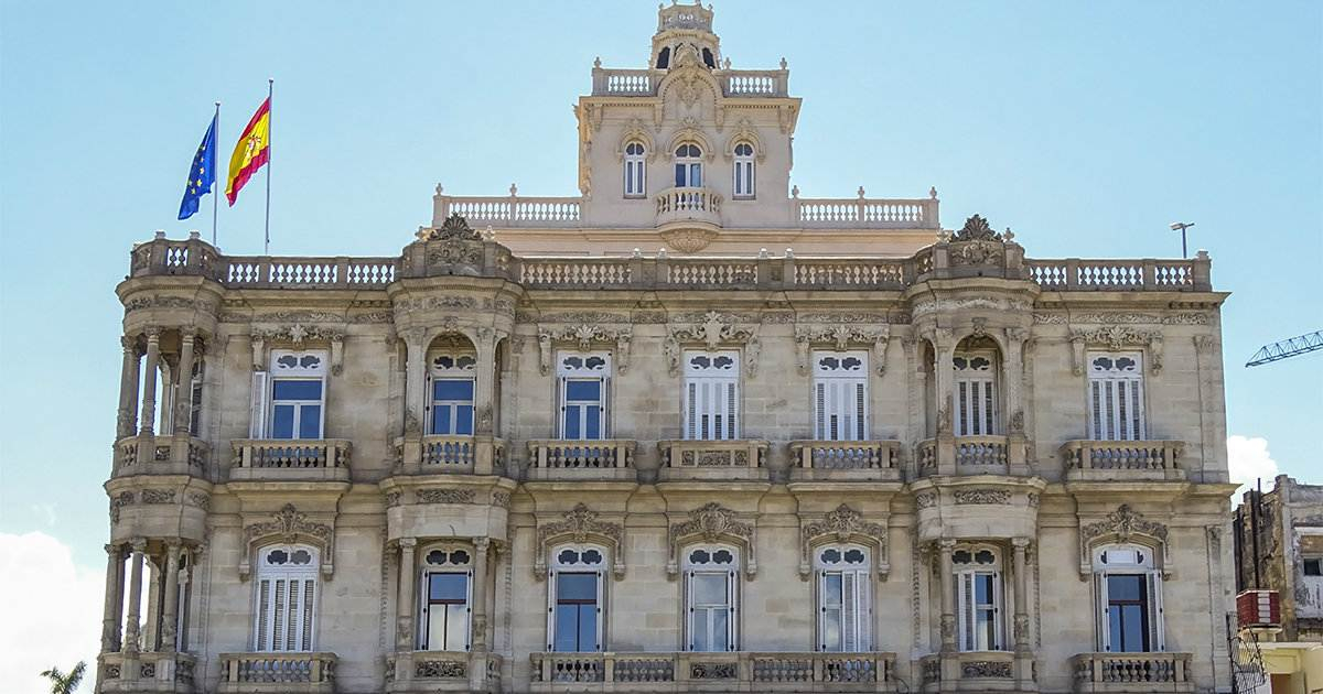 Embajada de España en La Habana. © CiberCuba