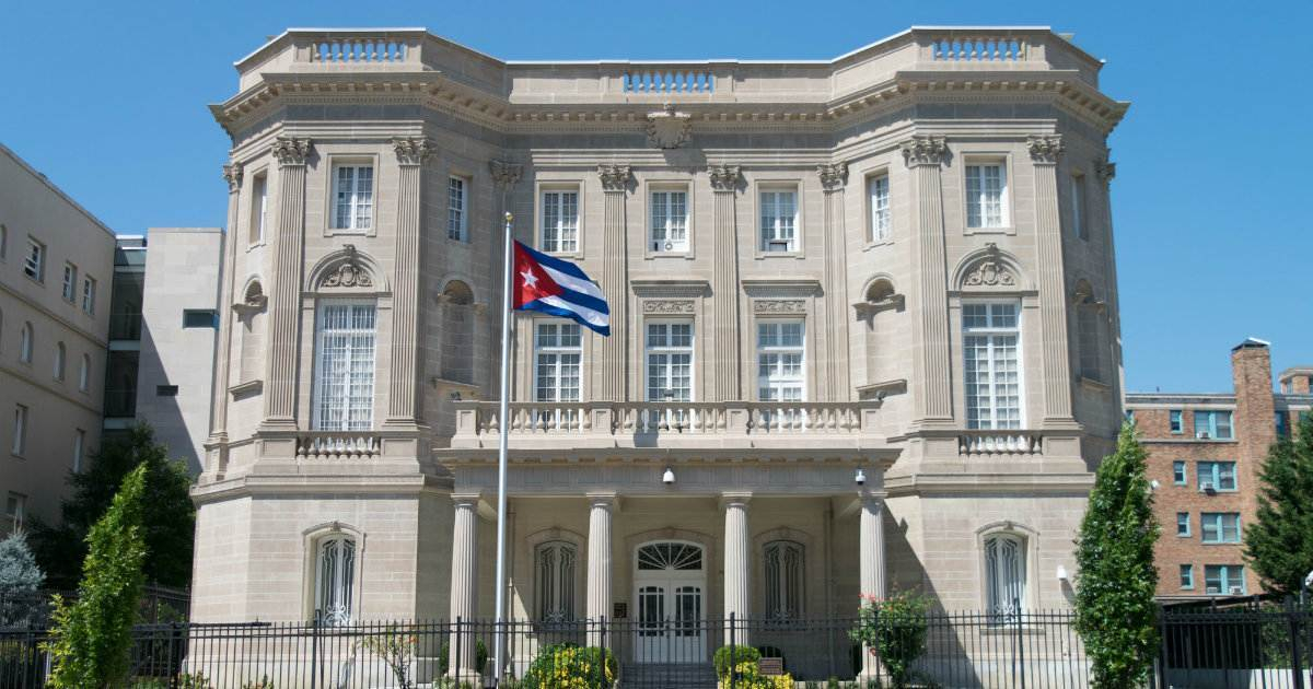 Embajada de Cuba en Estados Unidos © CiberCuba