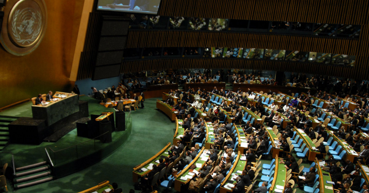 Asamblea General de Naciones Unidas en una imagen de archivo © Flickr 