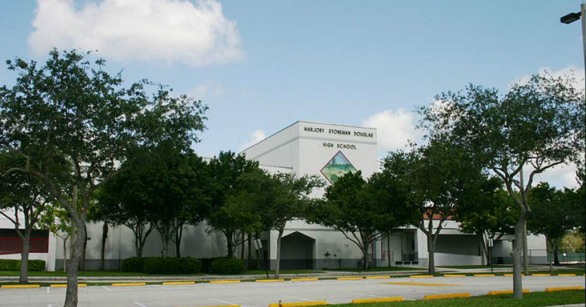 Escuela secundaria Marjory Stoneman Douglas, de Parkland, Florida © Broward County Public Schools/ Facebook