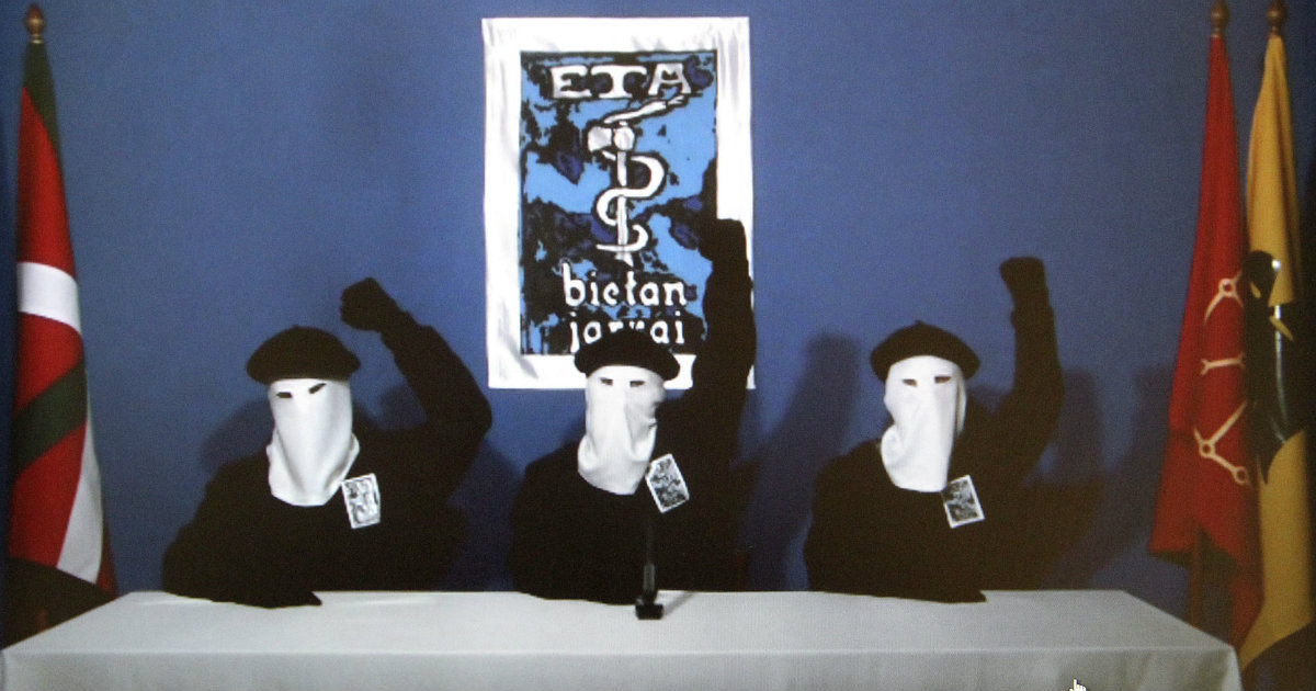 Miembros de la ya disuelta banda terrorista ETA. © RTVE.