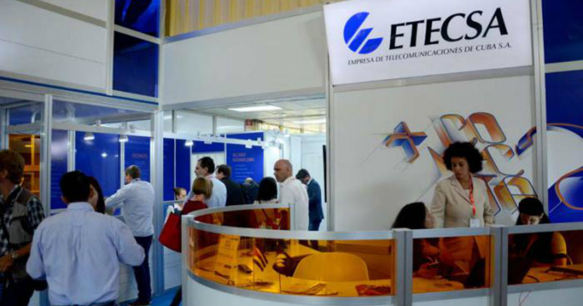 ETECSA, empresa estatal de Telecomunicaciones de Cuba. © Granma