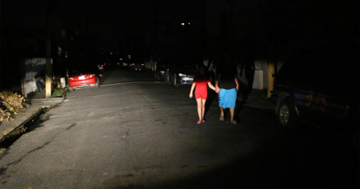 Puerto Rico sin electricidad © elcaribe.com.do