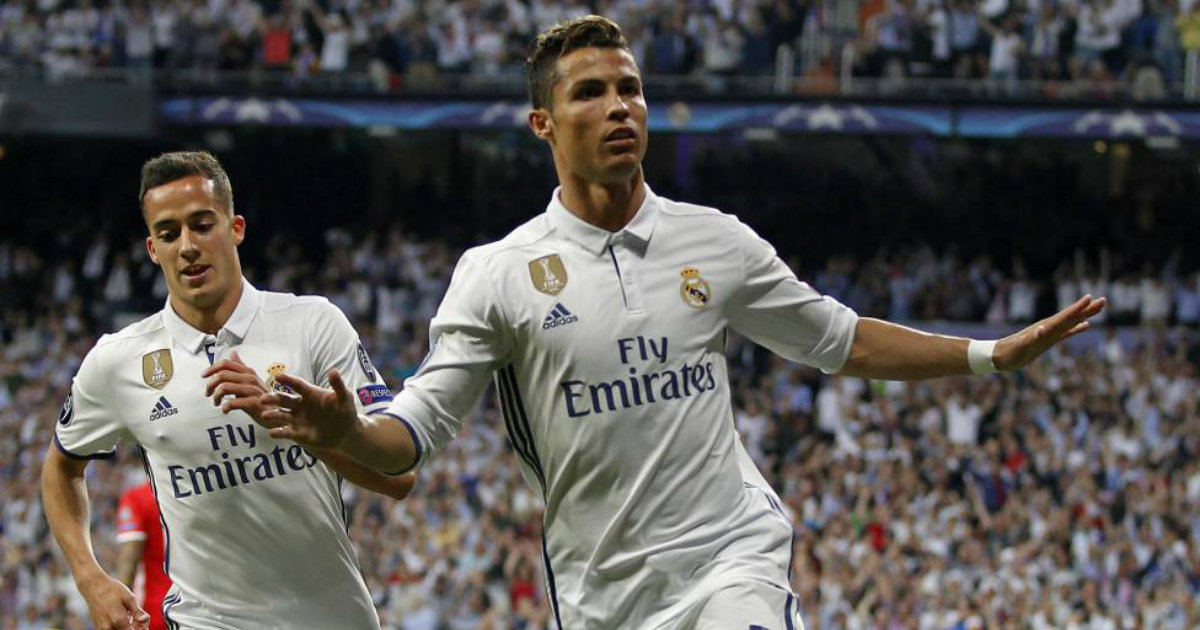 Cristiano Ronaldo celebrando un gol anotado contra el Bayern de Múnich © Jesús Rubio / Diario As