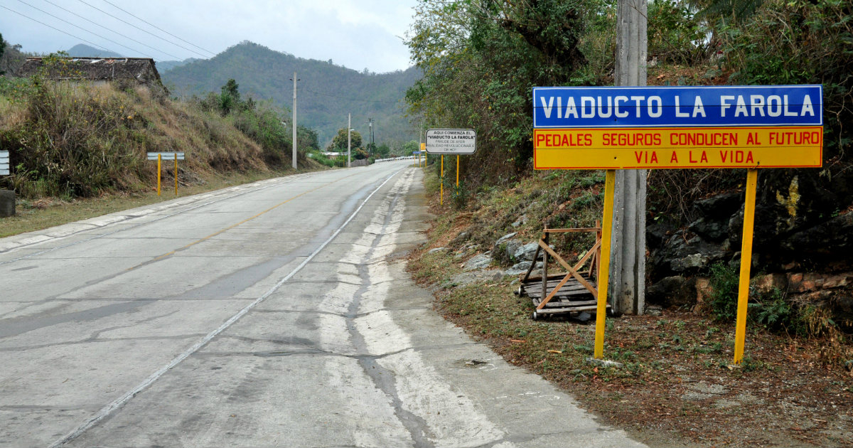 Entrada al viaducto de la loma La Farola © Radio Guantánamo