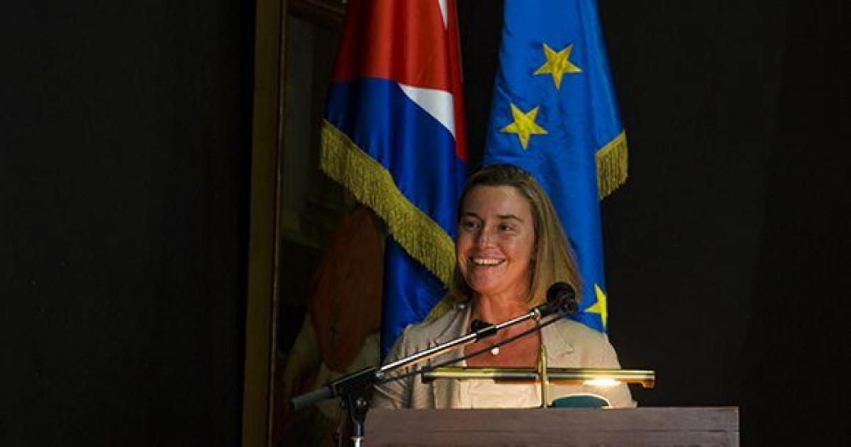 Federica-Mogherini-vicepresidenta-de-la-Comisión-Europea © Cancillería de Cuba / Twitter