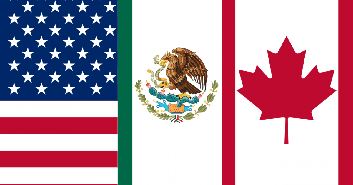 Canadá, México y EE.UU. © Wikimedia Commons