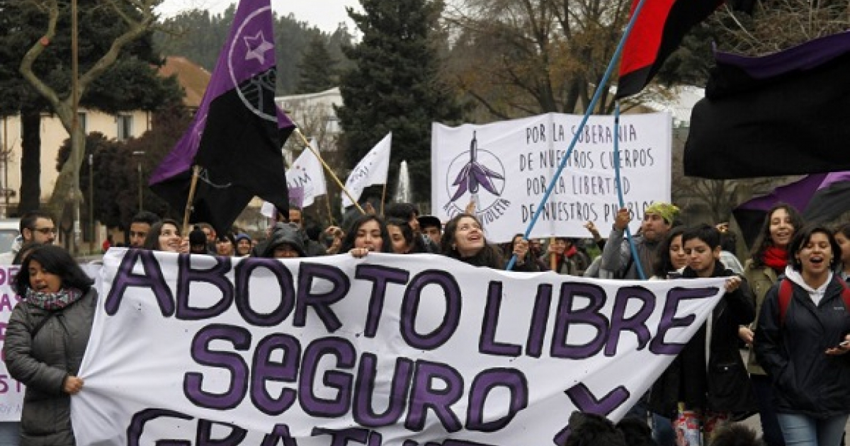 Manifestantes partidarios del aborto © La Nación