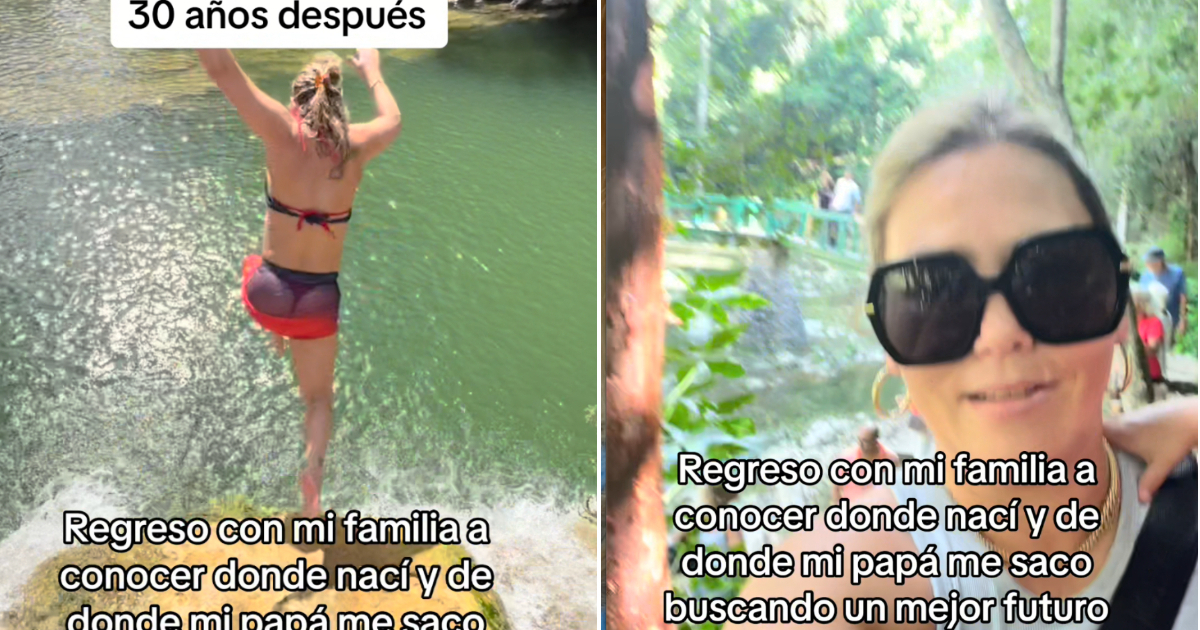 Cubana regresa a su tierra natal después de tres décadas: "Mi hijo descubrió mis raíces"