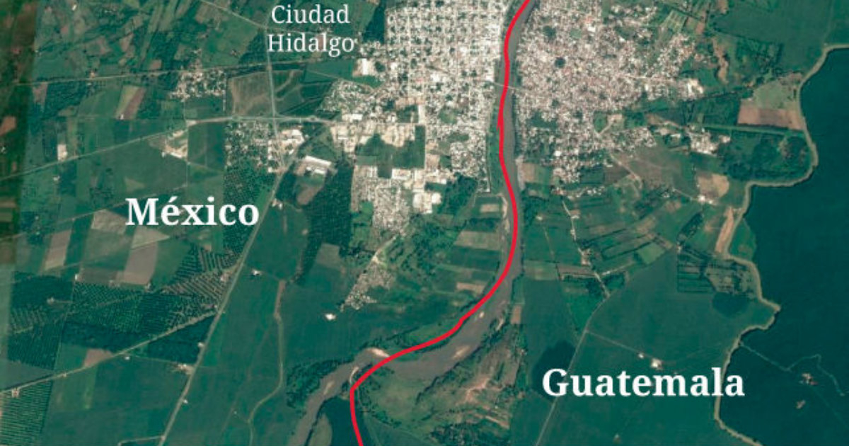 Frontera entre México y Guatemala © eldiario.es