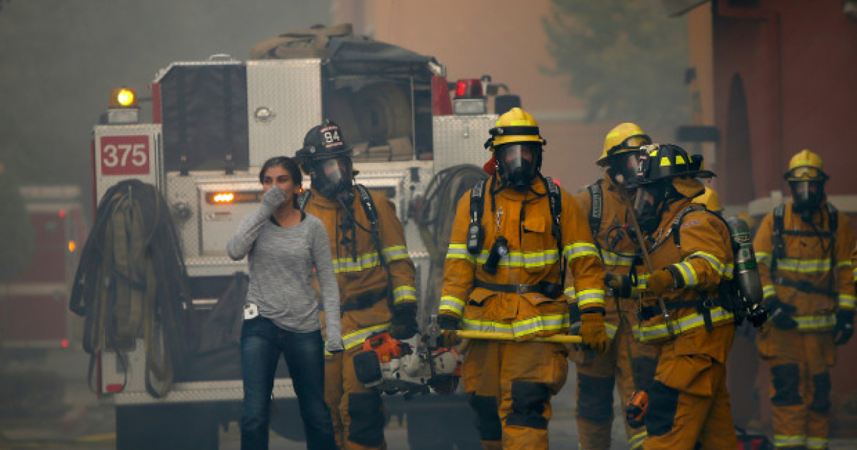Fuego en California © Karl Mondon/Bay Area News Group