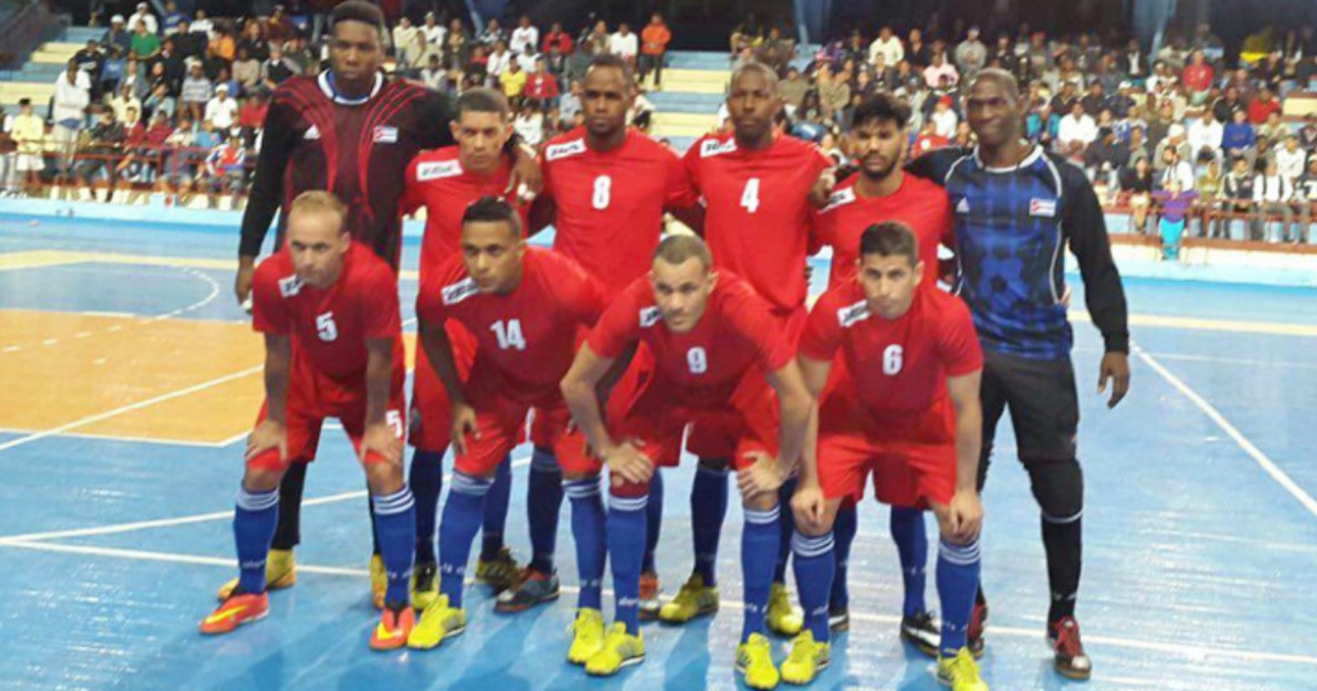 La selección cubana de fútbol sala © CONCACAF