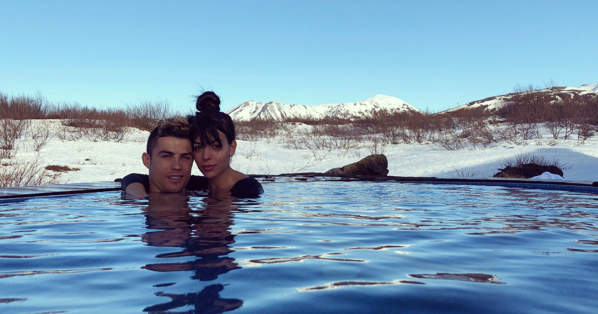 Cristiano Ronaldo y su novia, Georgina Rodríguez. © Cristiano Ronaldo / Instagrama