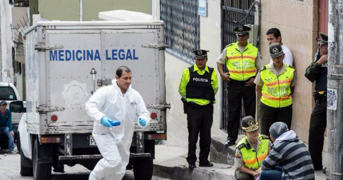 Medicina legal ecuatoriana trabaja en el caso © Eltelégrafo