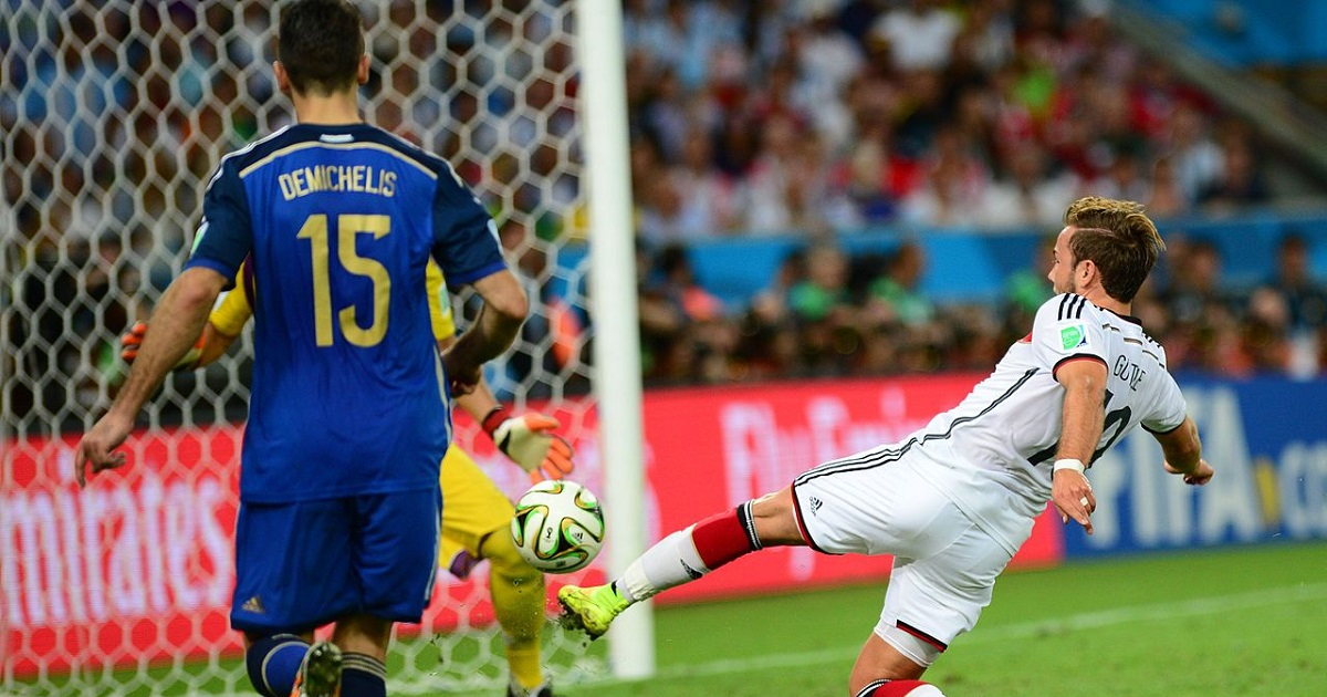 Mario Gotze anota gol ante Italia © Wikimedia Commons