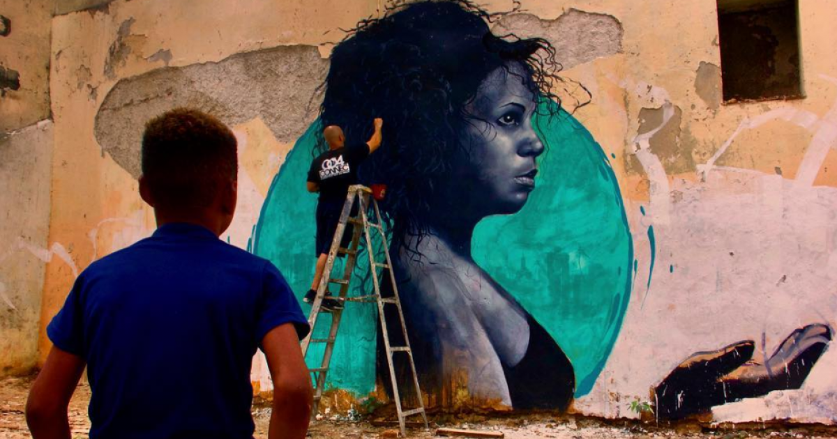 Grafiti del cubanoamericano Abstrk en La Habana © Instagram del artista