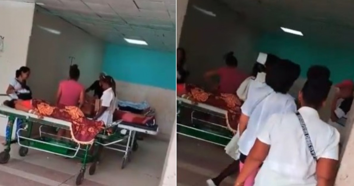 Crisis en hospital de Santiago de Cuba: camas en los pasillos por aumento de enfermos
