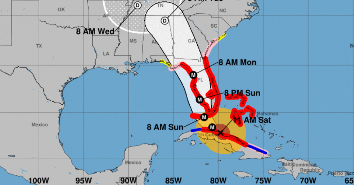Irma baja a categoría 3 © NHC