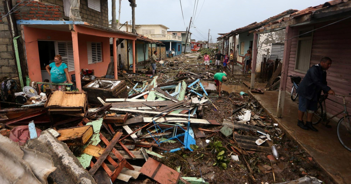 Daños del huracán Irma en Punta Alegre, Cuba © Yander Zamora