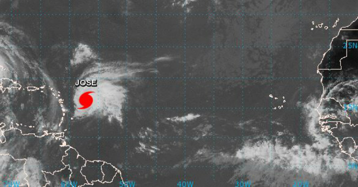 Huracán Jose sube a categoría 4 © NOAA