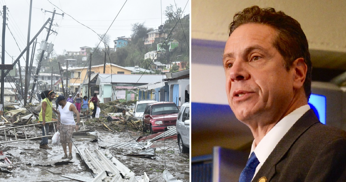 Andrew Cuomo over Maria Hurricane © Search Creative Commons