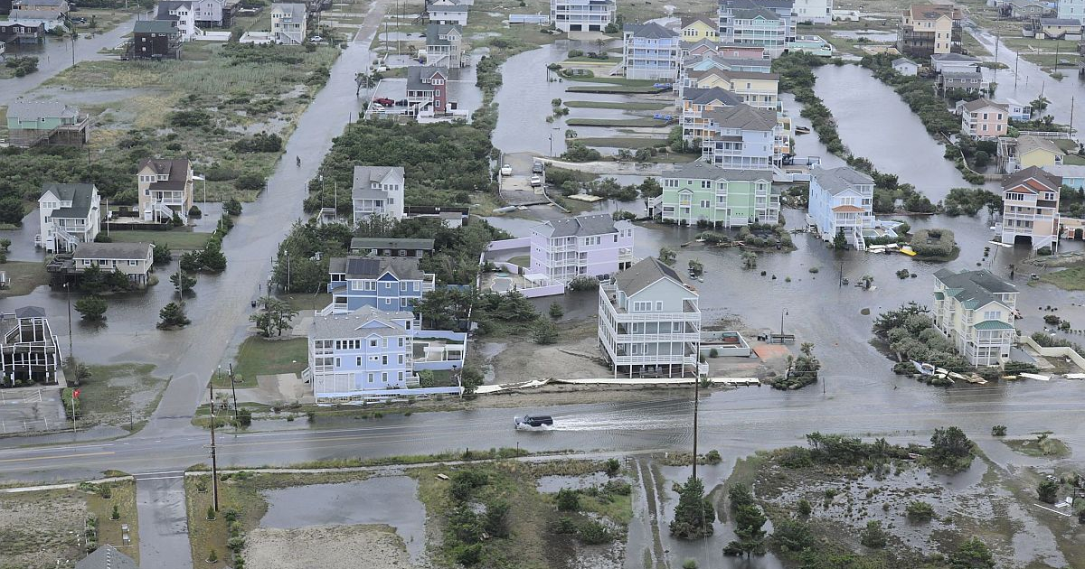 North Carolina durante huracán Isabel © Se forma la segunda depresión tropical de la actual temporada ciclónica