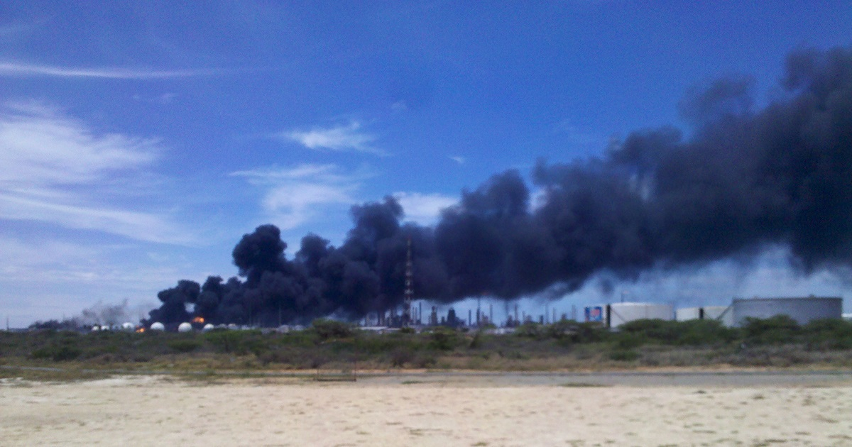 Incendio en Amuay (archivo) © Wikimedia Commons