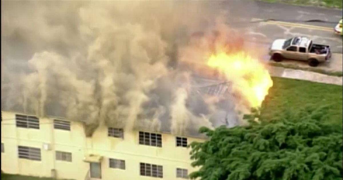 Incendio Miami © Telemundo