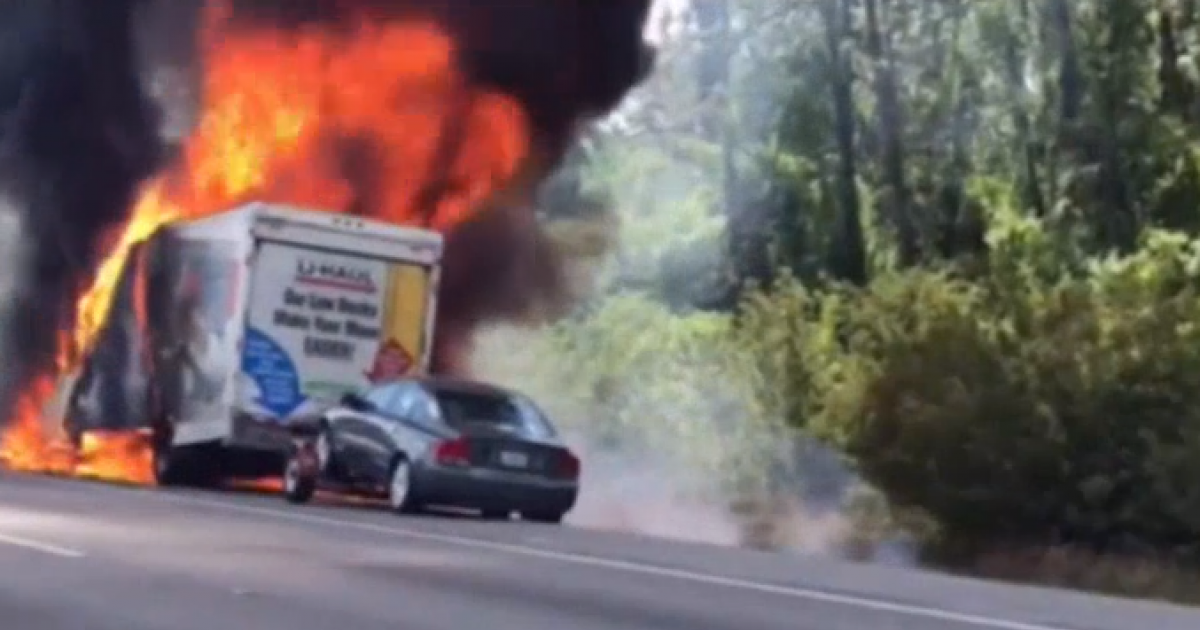 Imágenes del incendio © Captura de video / Telemundo