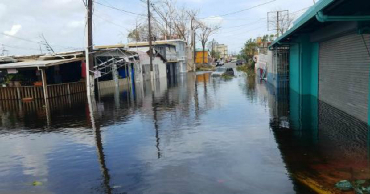 Pueblos inundados en Puerto Rico © El Nuevo Día 