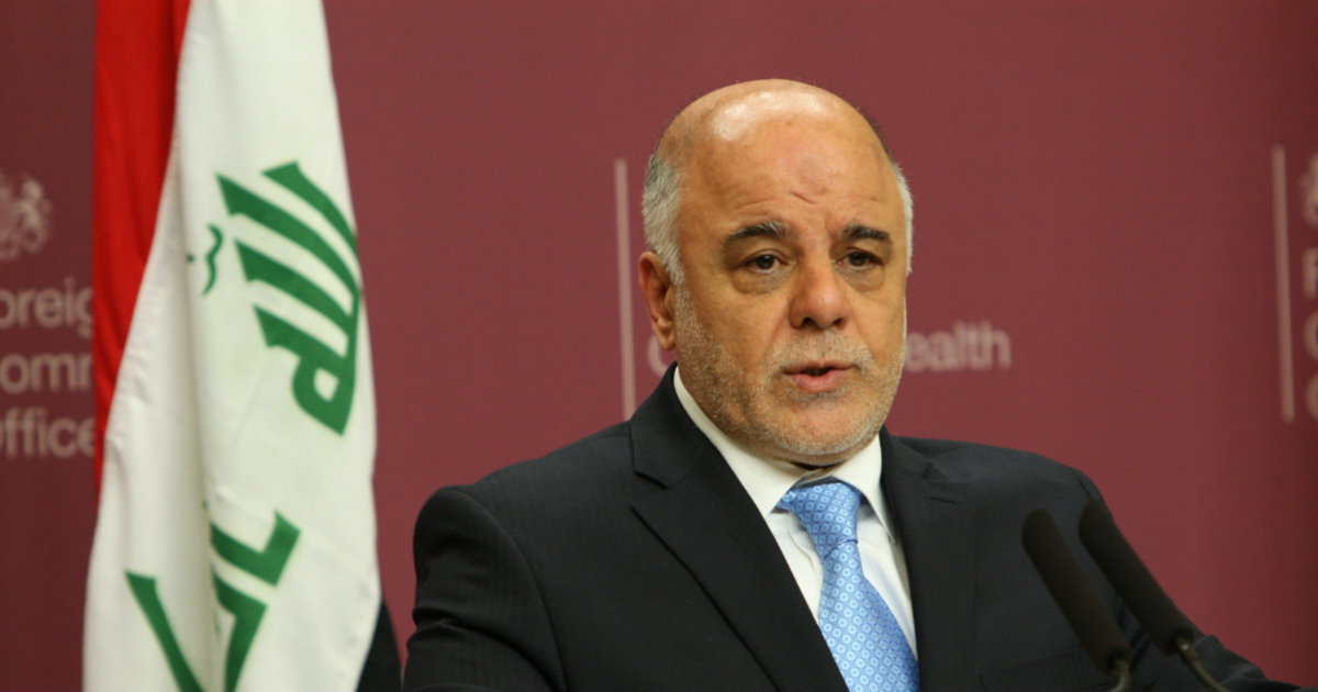 El primer ministro iraquí Haider al-Abadi en una imagen de archivo © Wikimedia Commons